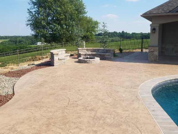 outdoor pool patio design