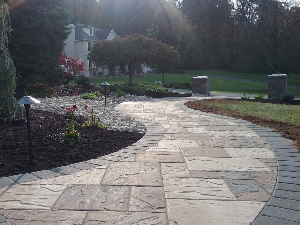 Paver walkway