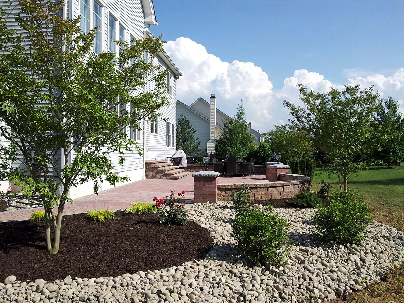 Landscaping patio